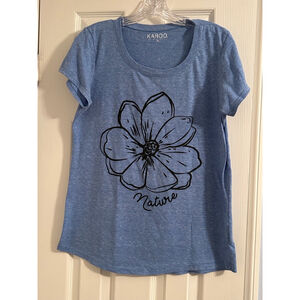 🔵Karoo Women’s Short Sleeve T-Shirt, M, Blue